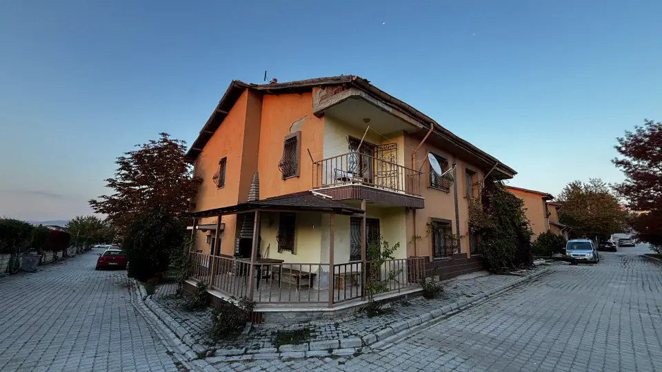 The villa on a cobbled street in the Barbaros Thermal estate